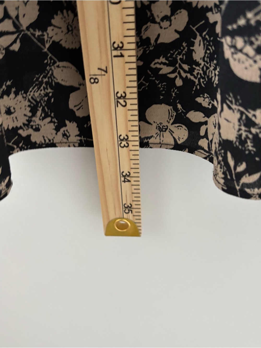 Sugarlips Black Floral Smocked V-Neck Mini Dress Size M - Picture 5 of 7